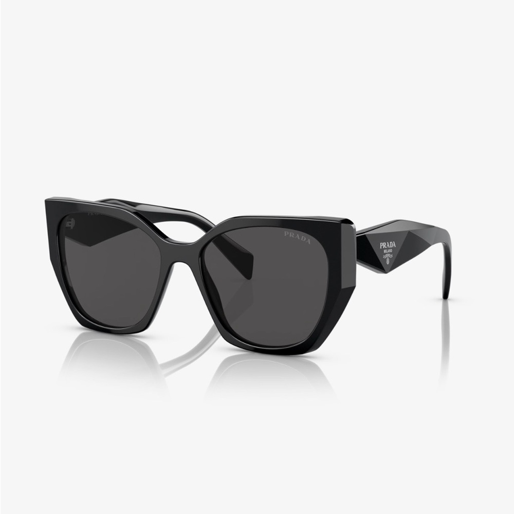 Prada Black Oversized Cat-Eye Sunglasses